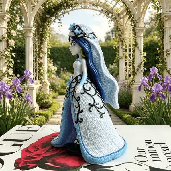 Uusi Monster.high Tim Corpse Bride Emily Skullector -nukke