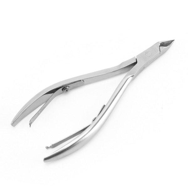 Nagelbandsnyckel i rostfritt stål Professionell Remover Sax Fingervård Manikyr Nagelklippare Dead Skin Tools silver