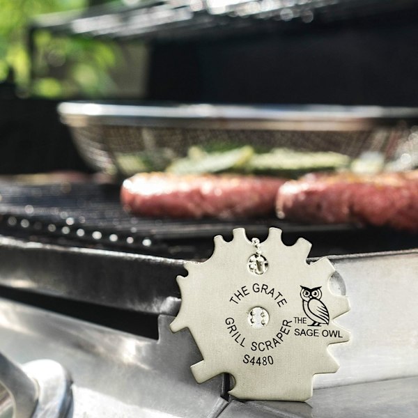 BBQ Grill Scraper Tool - Prylar för kvinnor - Diskmaskin Säker Bri