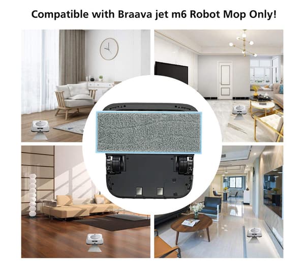 8 stk. moppehoder for irobot Braava jet M6