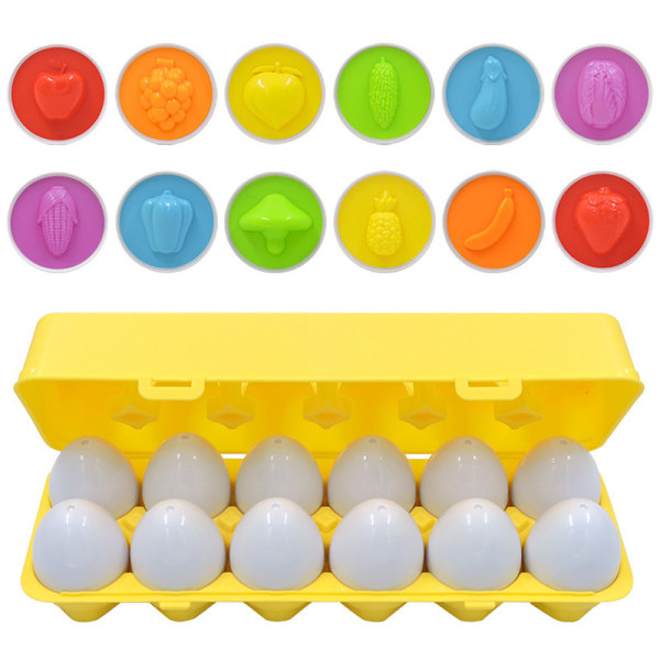 Egg Puzzle (Grønnsaker og Frukt) B