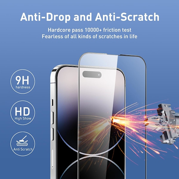 2-Pack - iPhone XR - Härdat Glas Skärmskydd iPhone XR