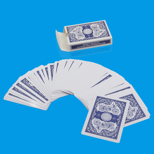 Pokerstorlek Standard Index, 2 kortlekar - 1 blå & 1 röd för Blackjack, Euchre, Canasta, Casino Grade