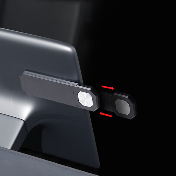 Magnetisk Telefonholder for Bil Dashbord Tilbehør, Hvit