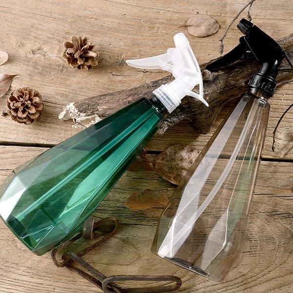 3-pack Sprayflaskor Tom Sprayflaska 500ml Plast Trigger Pump Påfyllningsbar Tom Flaska Med Justerbart Munstycke Klar Flaska För Resor Skönhet Cle
