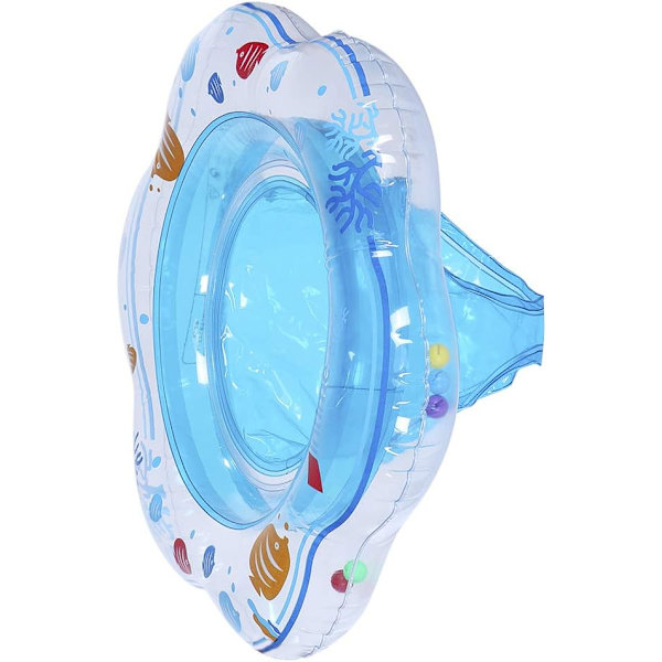 Baby Float Simring Baby Bojsits Uppblåsbar poolleksak (blå)