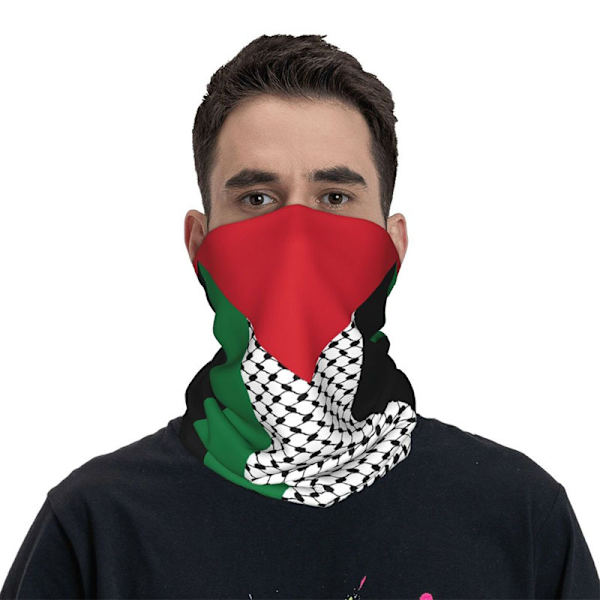 Palestiinalainen Hatta Kufiya Kansankuvio Bandana Huivi Pölytiivis Kasvonsuojus Kaulahuivi Miehet Naiset Monitoiminen Pyöräily Balaclava B