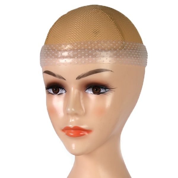 7 st silikon falskt hårband sport hårband peruk halkfri silikon löpar pannband