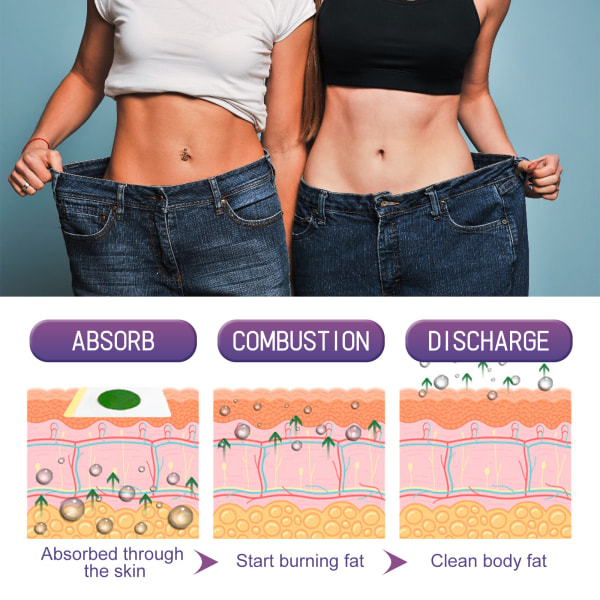 Urtebasert slankekrem Shape & Slim navleknapp patch