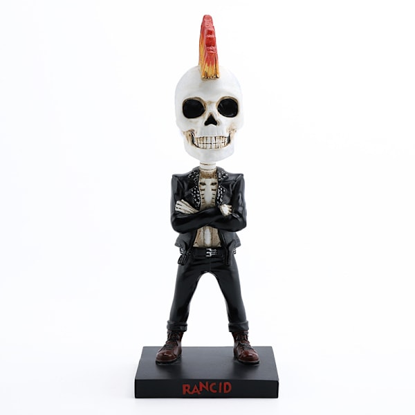 Luuranko Pääkallo Pään Ravistava Nukkekoriste Figuriini Auto Pään Ravistava Luuranko Patsas Koriste Sarjakuva Hartsi Figuriini Autokoristeet (18.3X6.9X6.7CM)