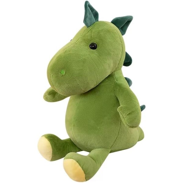 Nya Spin Dragon Plyschleksaker Söta tecknade gröna små dinosauriedockor Dockor för barn 23 cm