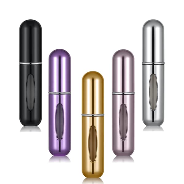 Bärbar mini påfyllbar parfym atomizer flaska atomizer resestorlek sprayflaska tillbehör 5 set 5ml/0.2oz