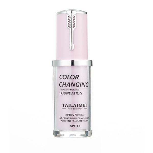Ny Color Changing Foundation Makeup Base，Long Lasting Hydrating 30ml Lila - Mörk hudton