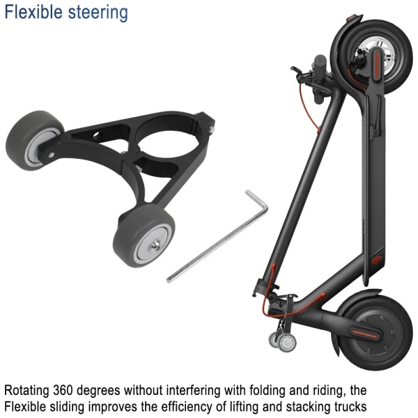 Handstativ För Xiaomi M365 1S Pro Elektrisk Skoter Fällbart Förvaringsfäste För Ninebot F20 F30 F40 Hjälphjulsfästen
