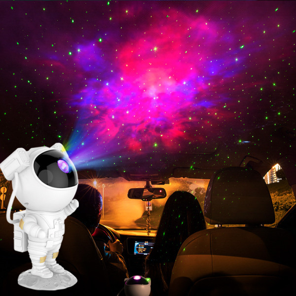 Astronaut Starry Projector Galaxy Projektorljus med fjärrkontroll Spaceman Night Light