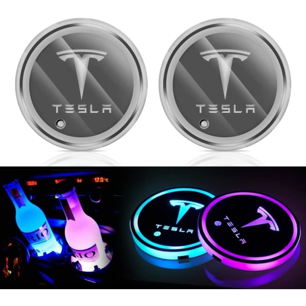 2022 2021 Tesla Model Y Model 3 neonljusrör RGB inre LED-strip-ljus med appkontroller