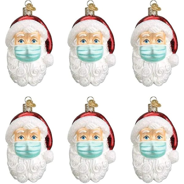 Santa Claus hänge med mask, juldekorationer, julgransdekorationer Julgranshänge jul