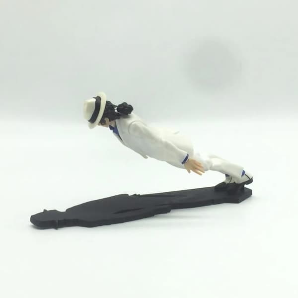 Michael Jackson Smooth Criminal Moonwalk Actionfigur Modellleksaker Michael Jackson MJ Thriller Ledbar Rörlig Julklapp