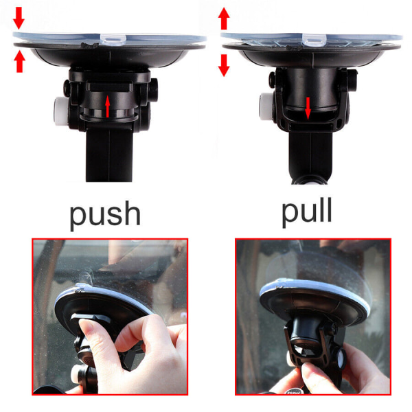 Bil Drikke Kopholder Vinduesmontering Sugekop Sort 1 stk. til 9,9 cm Drikkeflaske