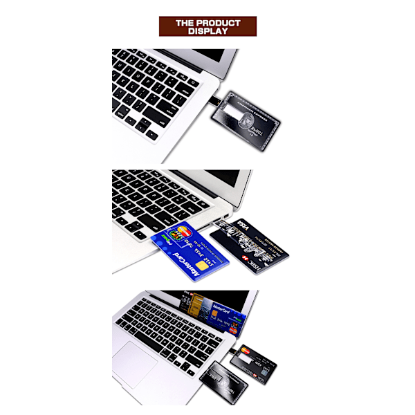 Bank Serie 4GB 8GB 16GB 32GB 64GB 128GB USB-minne Bilnyckel Memory Stick Flash-enhet U-disk 32G