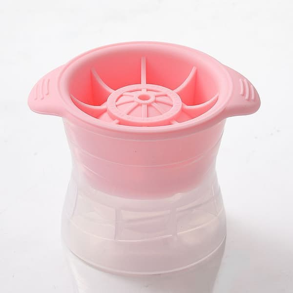 Stora sfäriska iskubbrickor 6 cm, set om 2 (rosa)