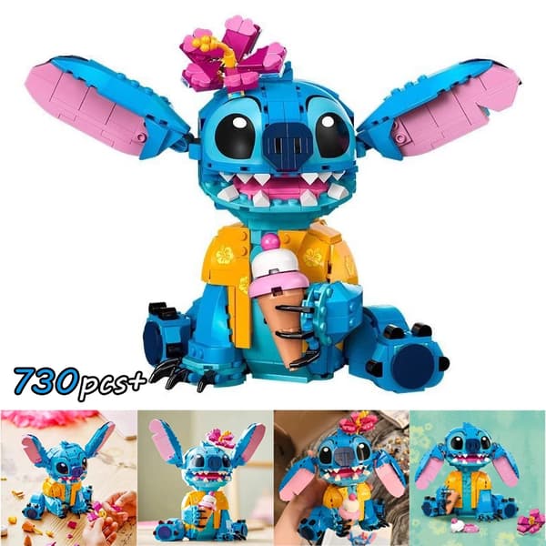Stitch-aiheinen rakennuspalikkasarja lapsille - 9+ vuotta