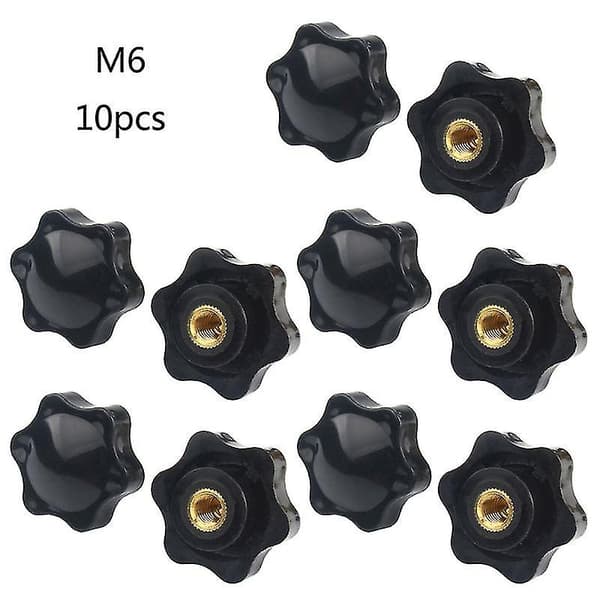 10x M6 Hunn Hex Socket Hodeskrue (36mm)