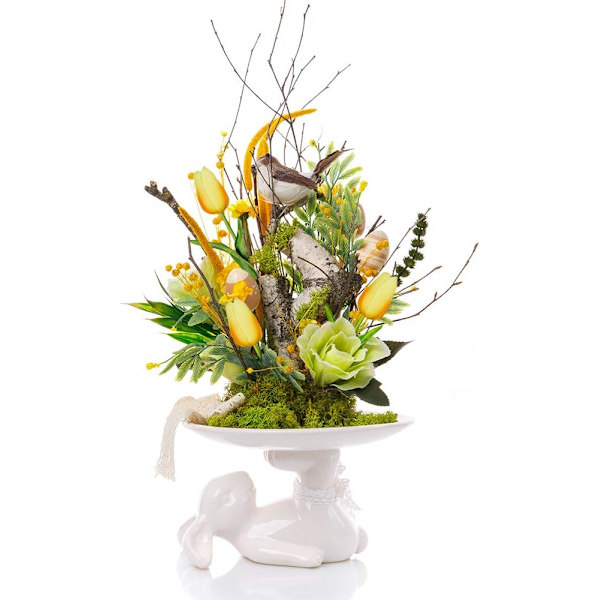 9 stk. Kunstige Orange Tulipaner Blomster Falske Tulipanstilke Ægte Følelse PU Tulipaner til Påske Forår Krans Blomsterarrangement Midterstykke Bryllupsbuket Ta