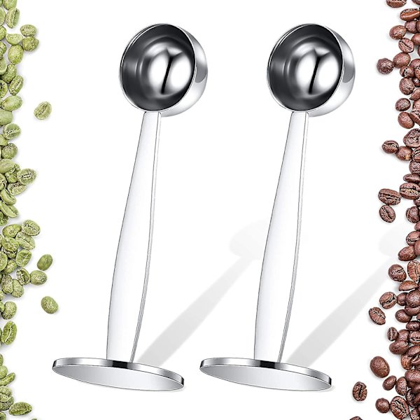 2st Kaffeskopor Espressomätskopor i rostfritt stål, kaffepress