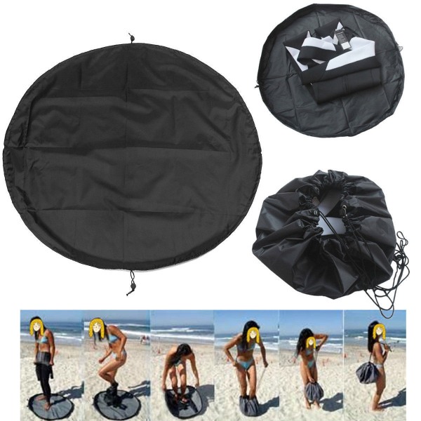 Set Förvaringspåse Cover Klädväska Strandsim Våtdräkt Förvaringsväska (130cm)