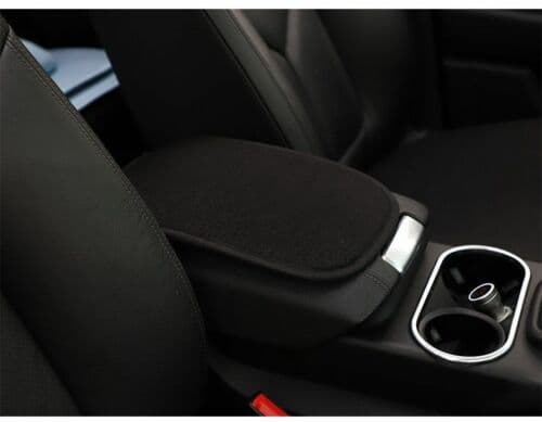 Bilinredning Armstöd Dyna Skyddskudde Auto Seat Förvaringsbox Överdrag Svart