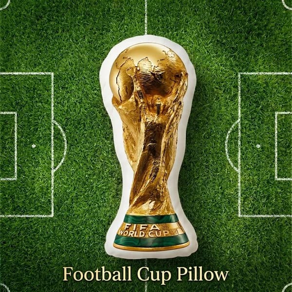 VM-troféformet pute for 2026: USA-Canada-Mexico VM-suvenir (35 CM)