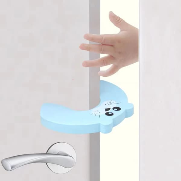 7 Pcs Babysäkerhet för nyfödda möbler Skyddskort Dörrstoppare Säkerhet Söt Djurvård Barn Lås Fingerskydd