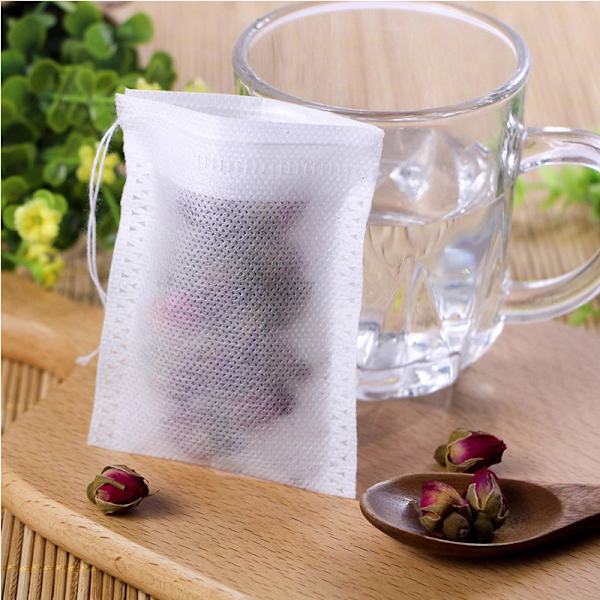 200 non-woven stof afkog medicinrester filterpose reb medicin pulver tepose tepose (10 * 12cm)