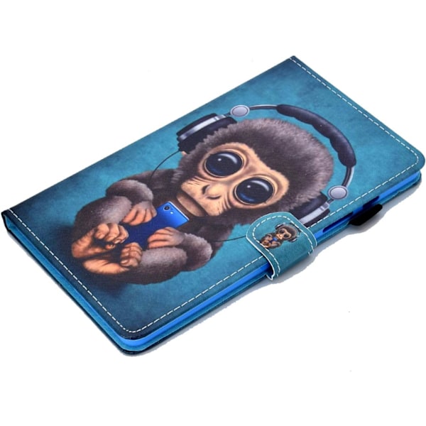 Etui til Samsung Galaxy Tab A7 Lite 8.7 2021 SM-T220/T225 Nettbrett Folio Shell Stativ Etui Beskyttelsesetui med Stativ og Kortspor - Music Monkey