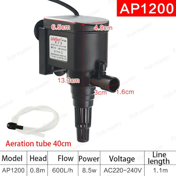 Erstatningsvannpumpe Hzb-506080/ap-1200 for kommersiell ismaskin fra Wellcome