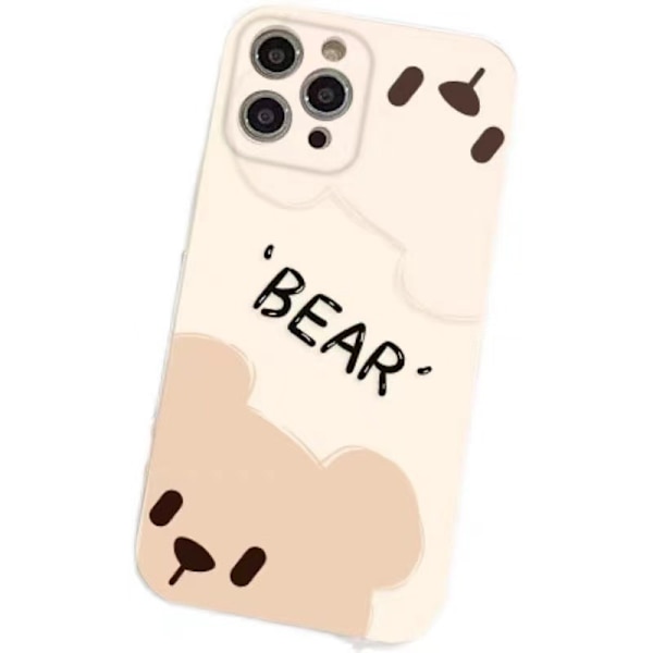 Söt björn tecknad phone case, lämplig för Apple 14.6.1 tum