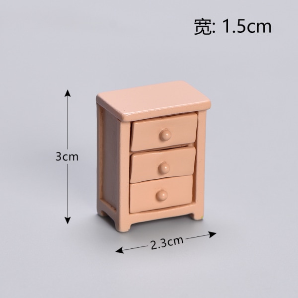20 Simulerte møbelserier Miniatyrgarderobe, skinnsofa, minilandskap, bonsai, sukkulenter, forskjellige størrelser og vekter