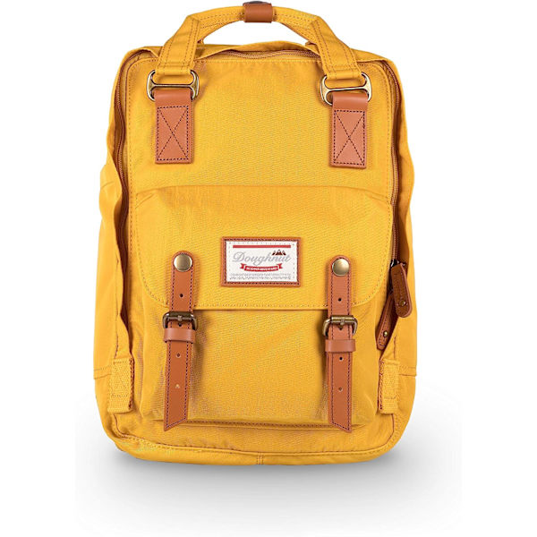 Macaron 16L Travel School Dam College Girls Lättvikts Casual Daypacks Ryggsäck, gul