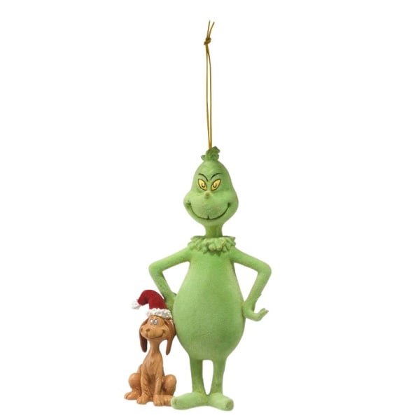 God Jul Grinch Ornamenter Juletre Hengende Dekor Figur Anheng Hot，1