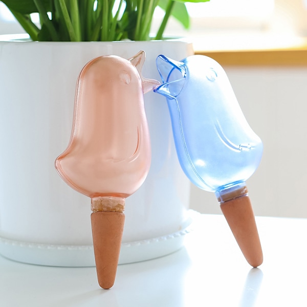 2-pack växtautomatisk bevattningsanordning, Smart Dripper för hemmet bevattning, Fågeldroppare