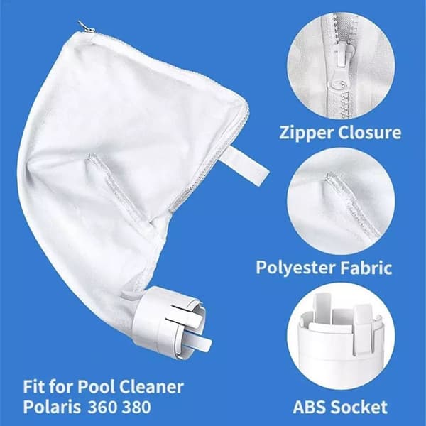 2st Pooltillbehör Mesh Poolrengöringsväska 360/380