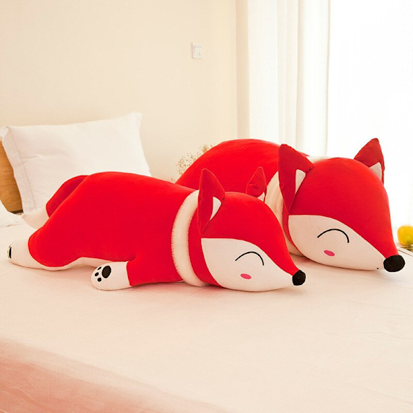 1st 50 cm Kawaii Dolls Gosedjur Plyschleksaker för flickor Barn Pojkar Plyschkudde Räv Mjukdjursdocka Födelsedagspresent