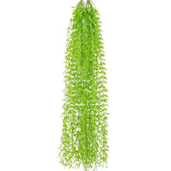 5 st konstgjord murgrönaväxter Murgrönlöv konstgjord girland kompatibel med bröllopsdekoration Balkong Kök Trädgård Kontor