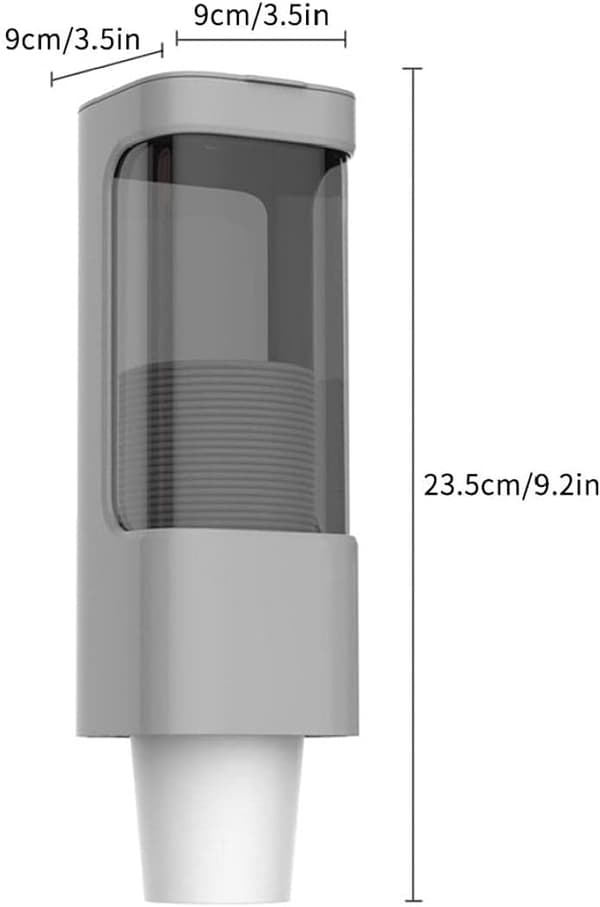 Mugghållare, Vattendispenserhållare för hem, kontor, sjukhus (Grå)
