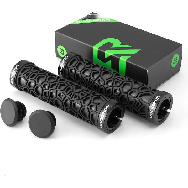 1 Par MTB Styregrep, acex Ergonomisk Sykkelgrep 2 Deler, Sklisikkert MTB-grep med Dobbel Låsediameter 22mm, Blå