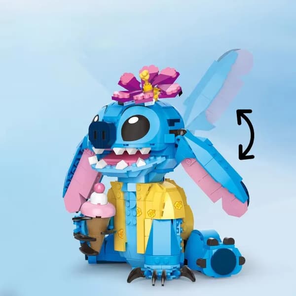 Stitch-aiheinen rakennuspalikkasarja lapsille - 9+ vuotta