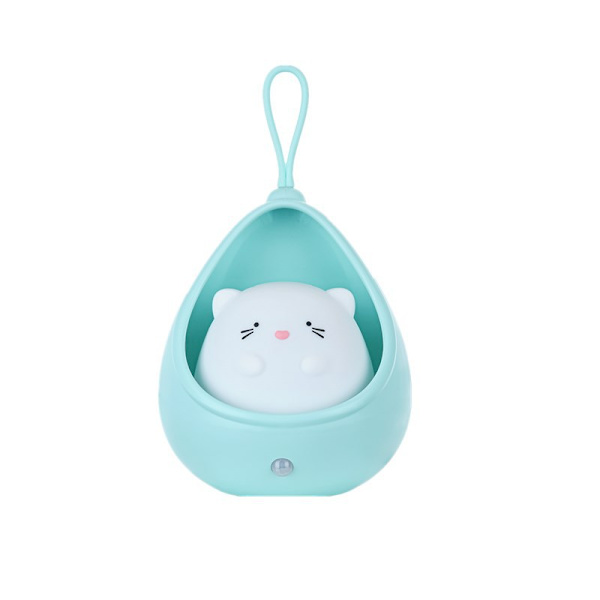 LED Kropssensor Natlampe USB Gang Sengeskab Sensor Lys (kat - blå)