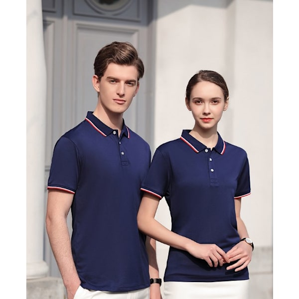 Work Utility T-skjorte for menn Dame Poloskjorter med trykk og brodering av logoen L