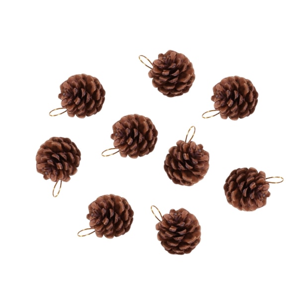 3-4cm naturlig färg jungfrulig jul pineau dekorationer hängen ren natur pineau julsaker